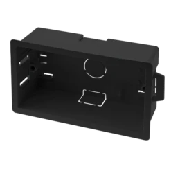 Click Essential Deep Dry Lining Box Black 47mm Double Pattress WA107PBK