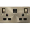 Click Deco Antique Brass 13A Double A+C USB Socket VPAB586BK 2 Click Deco Antique Brass 13A Double A+C USB Socket VPAB586BK -RS Electrical Supplies ClickDecoAntiqueBrass13ADoubleA CUSBSocketVPAB586BKAvailablefromRSElectricalSupplies