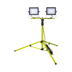 Luceco 50W Twin Tripod Work Light EFLDTT50B50