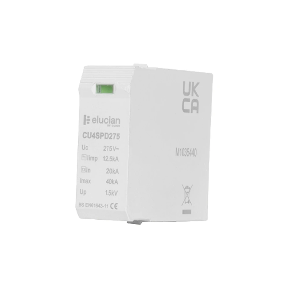 Elucian 3 Phase 275Uc 40Ka SPD Cartridge (Type 1 & Type 2) CU4SPDC275 3 Elucian 3 Phase 275Uc 40Ka SPD Cartridge (Type 1 & Type 2) CU4SPDC275