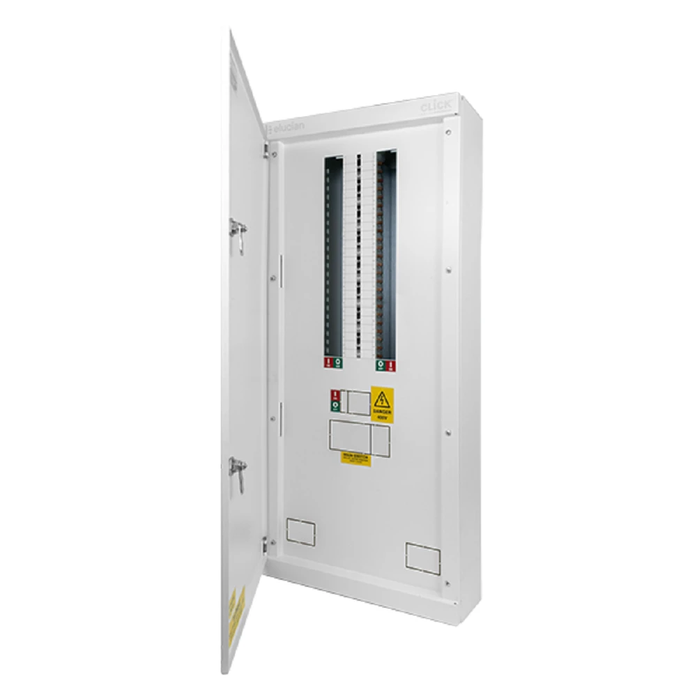 Elucian 3 Phase 20 Way 125A/250A Distribution Board Without Incomer TPEB20 3 Elucian 3 Phase 20 Way 125A/250A Distribution Board Without Incomer TPEB20