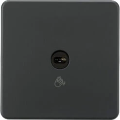 Knightsbridge Screwless Anthracite 1G 1W Touchless Switch SFTS1AT