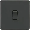 Knightsbridge Screwless Anthracite 1G Light Switch SF2000AT -RS Electrical Supplies Knightsbridge Screwless Anthracite 1G Light Switch SF2000AT Available from RS Electrical Supplies