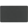Knightsbridge Screwless Anthracite Double Blank Plate SF8360AT -RS Electrical Supplies Knightsbridge Screwless Anthracite Double Blank Plate SF8360AT Available from RS Electrical Supplies