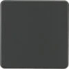 Knightsbridge Screwless Anthracite Single Blank Plate SF8350AT -RS Electrical Supplies Knightsbridge Screwless Anthracite Single Blank Plate SF8350AT Available from RS Electrical Supplies