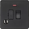 Knightsbridge Screwless Matt Black 13A Switched Spur With Neon & Flex Outlet SF6300FMBB -RS Electrical Supplies Knightsbridge Screwless Matt Black 13A Switched Spur with Neon Flex Outlet SF6300FMBB Available from RS Electrical Supplies
