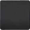 Knightsbridge Screwless Matt Black Single Blank Plate SF8350MB 2 Knightsbridge Screwless Matt Black Single Blank Plate SF8350MB -RS Electrical Supplies Knightsbridge Screwless Matt Black Single Blank Plate SF8350MB Available from RS Electrical Supplies