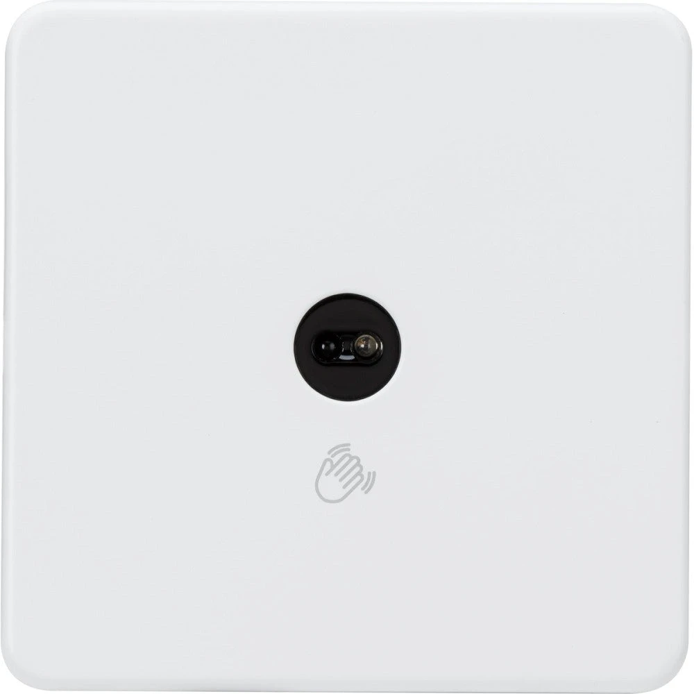 Knightsbridge Screwless Matt White 1G 1W Touchless Switch SFTS1MW 3 Knightsbridge Screwless Matt White 1G 1W Touchless Switch SFTS1MW