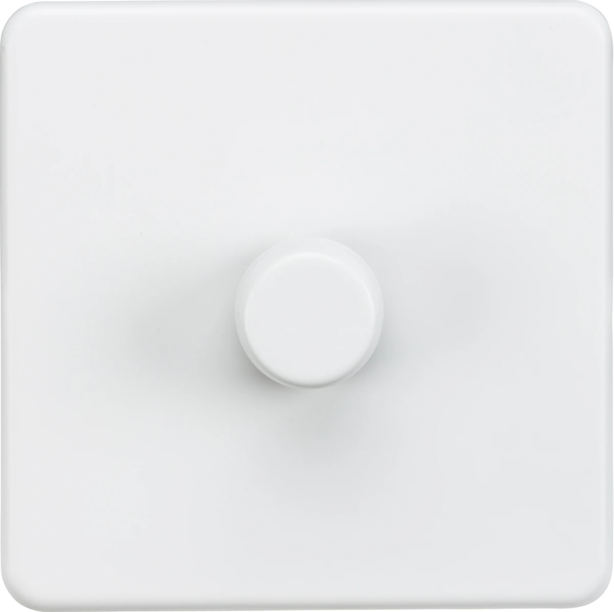 Knightsbridge Screwless Matt White 1G Dimmer Switch SF2191MW 3 Knightsbridge Screwless Matt White 1G Dimmer Switch SF2191MW