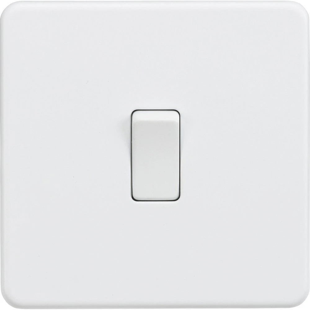 Knightsbridge Screwless Matt White Intermediate Light Switch SF1200MW 3 Knightsbridge Screwless Matt White Intermediate Light Switch SF1200MW
