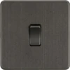 Knightsbridge Screwless Smoked Bronze 1G Light Switch SF2000SB -RS Electrical Supplies Knightsbridge Screwless Smoked Bronze 1G Light Switch SF2000SB Available from RS Electrical Supplies