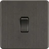 Knightsbridge Screwless Smoked Bronze Intermediate Light Switch SF1200SB -RS Electrical Supplies Knightsbridge Screwless Smoked Bronze Intermediate Light Switch SF1200SB Available from RS Electrical Supplies