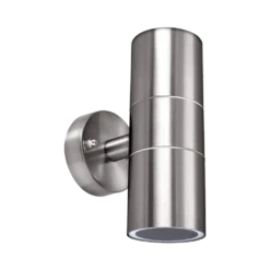 Luceco Azurar Stainless Steel GU10 Up-Down Wall Light LEXDSSUD