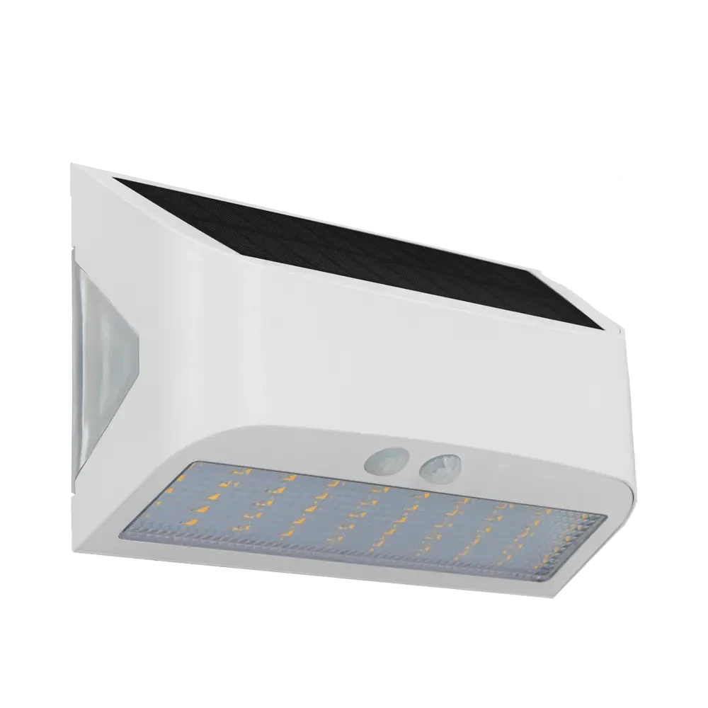 Luceco Prysm White Solar Wall Light LEXSW60W40 3 Luceco Prysm White Solar Wall Light LEXSW60W40