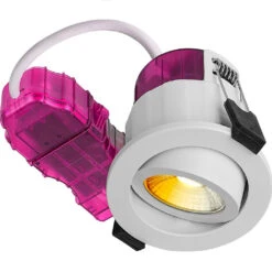 Luceco FType Elite Adjustable Fire Rated Downlight Dim-2-Warm PTA6WD2W