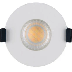 Luceco FType Elite Flat Fire Rated Downlight Colour Selectable 10 Pack PTF6WCCT/10 -RS Electrical Supplies Luceco F Type Elite Fixed Fire Rated Downlight colour selectable PTF6WCCT bezel