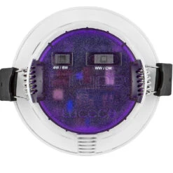 Luceco FType Ultra Adjustable Fire Rated Downlight Dim-2-Warm UTA6WD2W 9 Luceco FType Ultra Adjustable Fire Rated Downlight Dim-2-Warm UTA6WD2W -RS Electrical Supplies Luceco F Type Ultra Adjustable Fire Rated Downlight dim 2 warm UTA6WD2W back