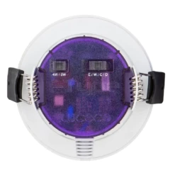 Luceco FType Ultra Regressed Fire Rated Downlight Colour Selectable UTR6WCCT 9 Luceco FType Ultra Regressed Fire Rated Downlight Colour Selectable UTR6WCCT -RS Electrical Supplies Luceco F Type Ultra Recessed Fire Rated Downlight Colour Selectable UTR6WCCT back