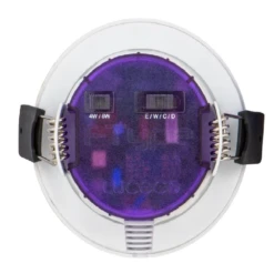 Luceco FType Ultra Flat Fire Rated Downlight Colour Selectable UTF6WCCT -RS Electrical Supplies Luceco F Type Ultra fixed Fire Rated Downlight Colour Selectable UTF6WCCT back