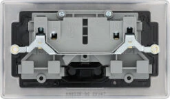 BG Nexus Metal Antique Brass 13A Double Socket NAB22B 9 BG Nexus Metal Antique Brass 13A Double Socket NAB22B -RS Electrical Supplies Nexus Metal Antique Brass Double Socket NAB22B Back Available From RS Electrical Supplies