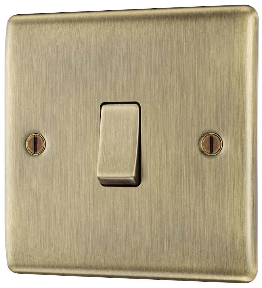 BG Nexus Metal Antique Brass Intermediate Light Switch NAB13 5 BG Nexus Metal Antique Brass Intermediate Light Switch NAB13 - Image 3