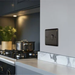 BG Nexus Metal Black Nickel 13A Switched Spur NBN50 -RS Electrical Supplies Nexus Metal Black Nickel 13A Switched Spur NBN50 Available From RS Electrical kitchen