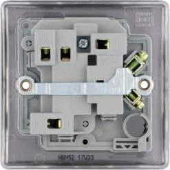 BG Nexus Metal Black Nickel 13A Switched Spur With Neon NBN52 -RS Electrical Supplies Nexus Metal Black Nickel 13A Switched Spur Neon NBN52 Available From RS Electrical back
