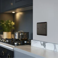 BG Nexus Metal Black Nickel 13A Unswitched Spur NBN54 13 BG Nexus Metal Black Nickel 13A Unswitched Spur NBN54 -RS Electrical Supplies Nexus Metal Black Nickel 13A Unswitched Spur NBN54 Available From RS Electrical kitchen