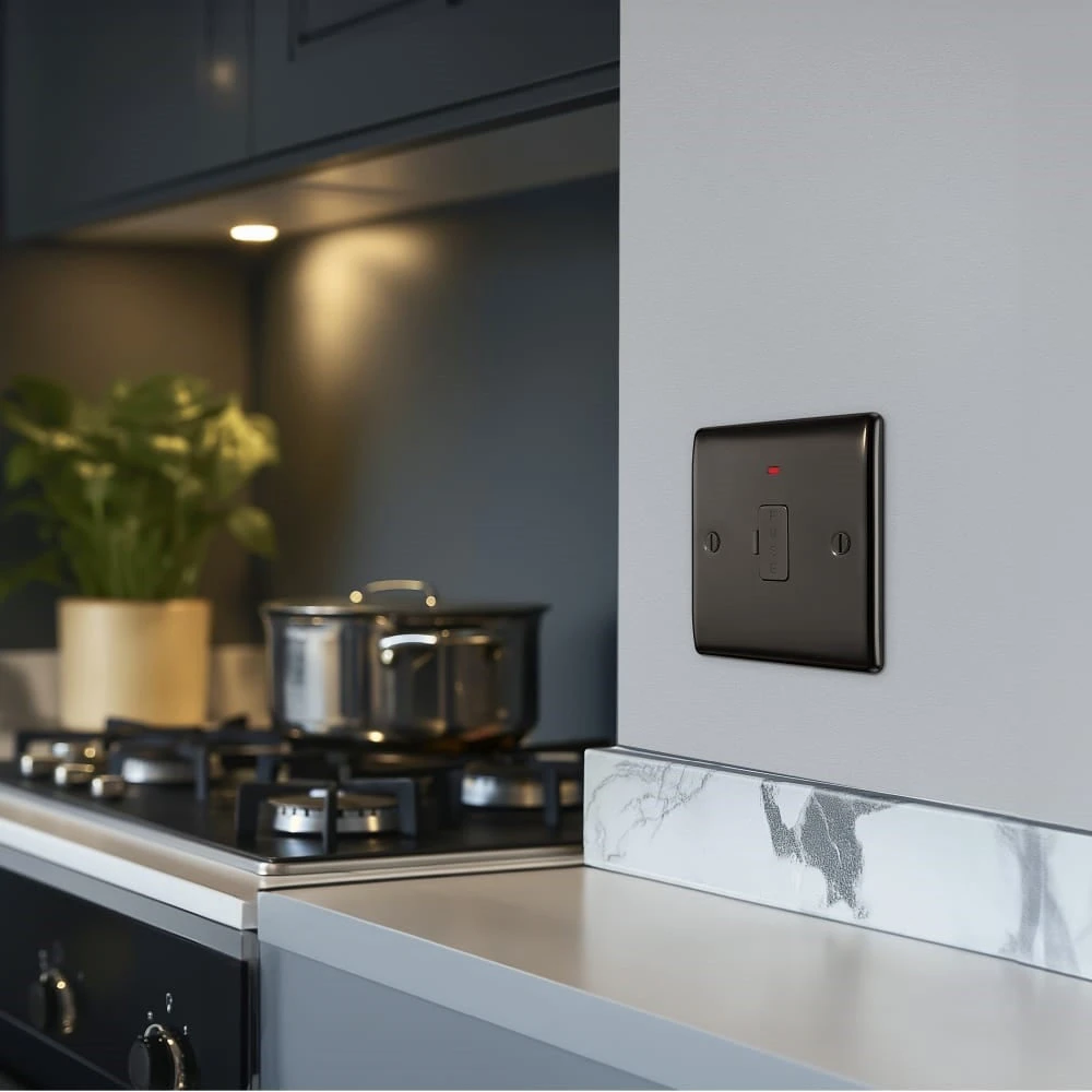 BG Nexus Metal Black Nickel 13A Unswitched Spur NBN54 8 BG Nexus Metal Black Nickel 13A Unswitched Spur NBN54 - Image 6