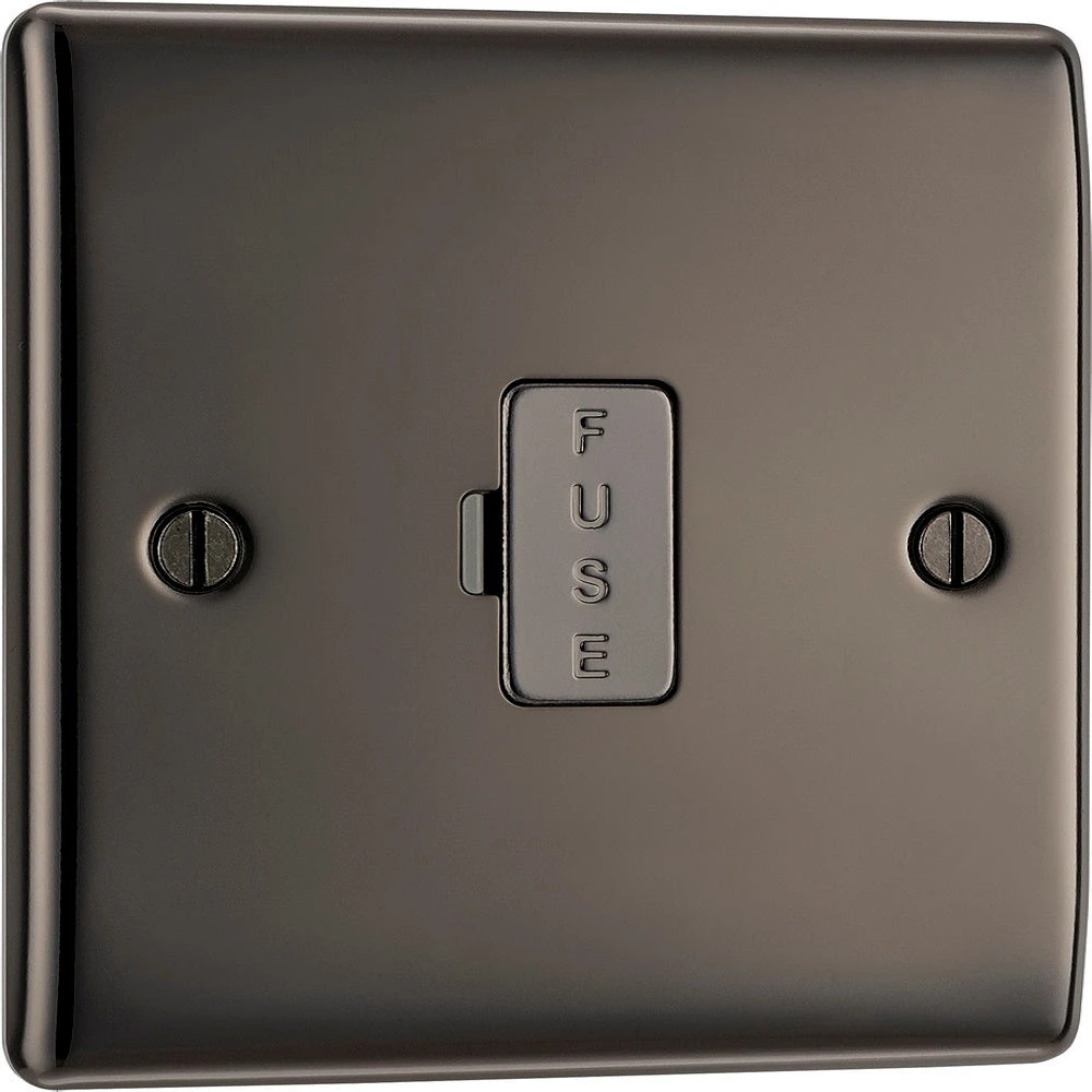 BG Nexus Metal Black Nickel 13A Unswitched Spur NBN54 4 BG Nexus Metal Black Nickel 13A Unswitched Spur NBN54 - Image 2