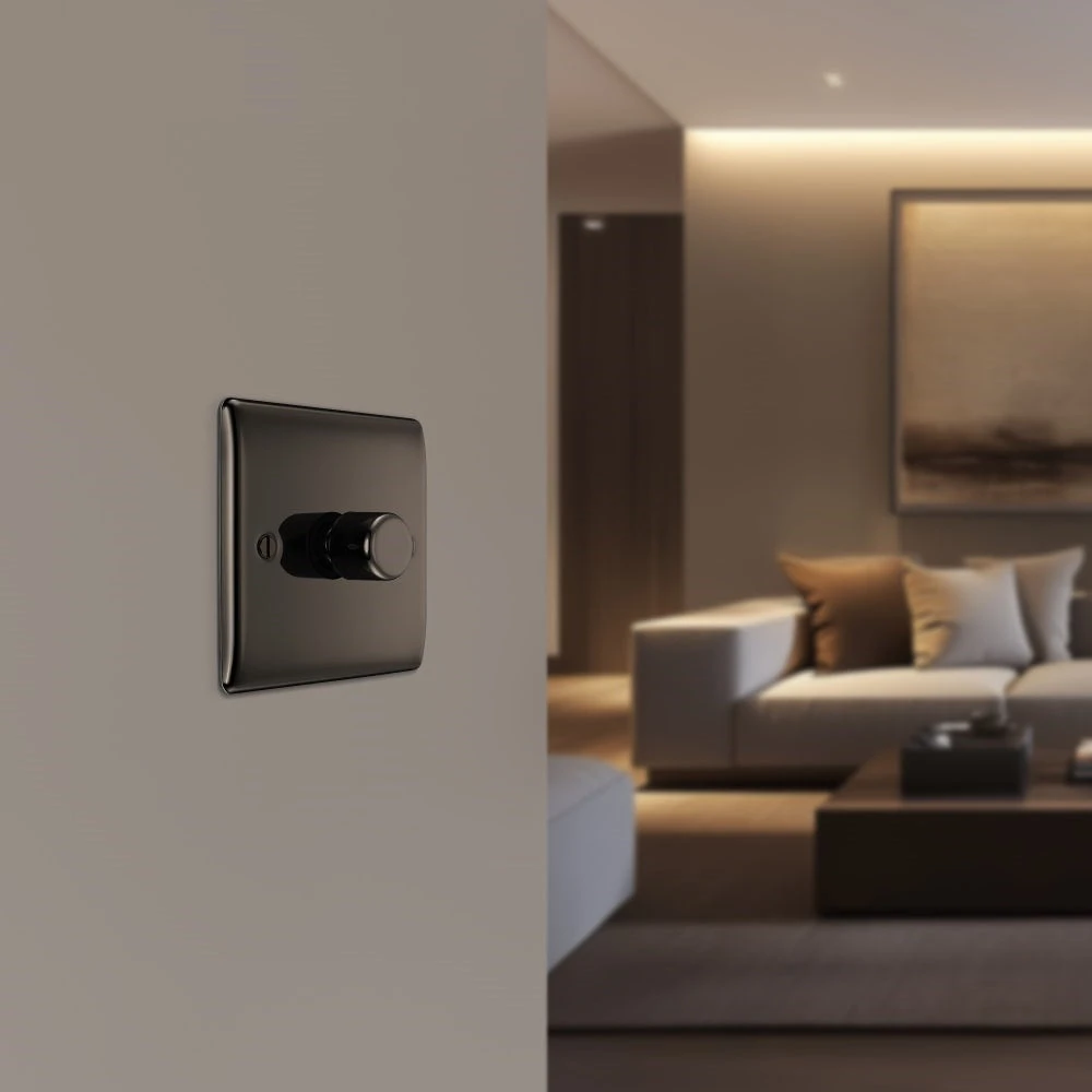 BG Nexus Metal Black Nickel 1G Dimmer Switch NBN81 6 BG Nexus Metal Black Nickel 1G Dimmer Switch NBN81 - Image 4