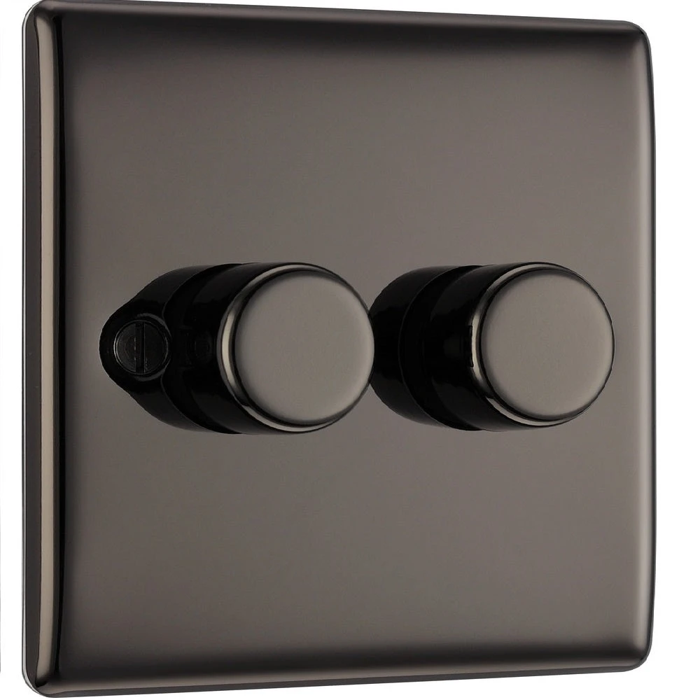 BG Nexus Metal Black Nickel 2G Dimmer Switch NBN82 4 BG Nexus Metal Black Nickel 2G Dimmer Switch NBN82 - Image 2