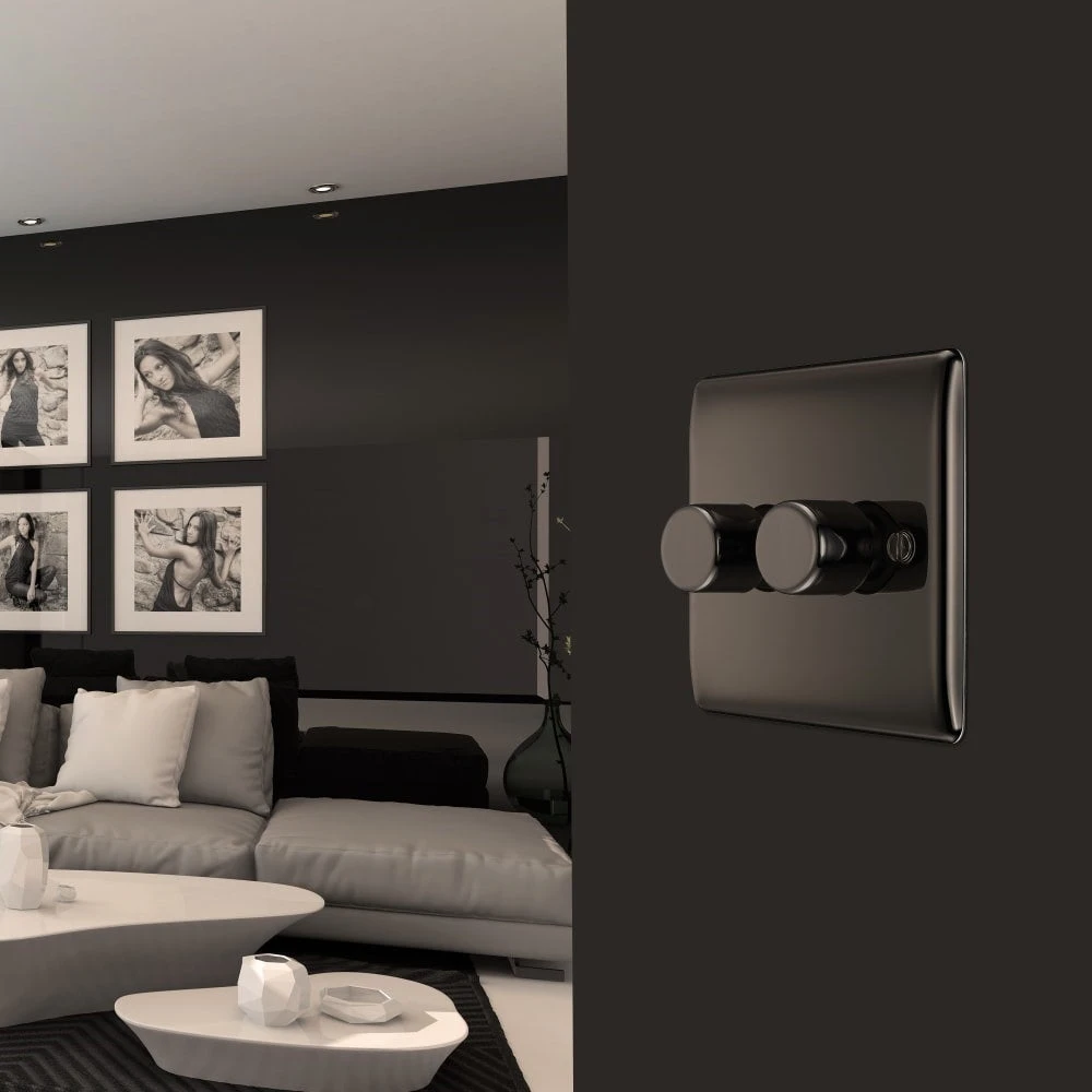 BG Nexus Metal Black Nickel 2G Dimmer Switch NBN82 6 BG Nexus Metal Black Nickel 2G Dimmer Switch NBN82 - Image 4