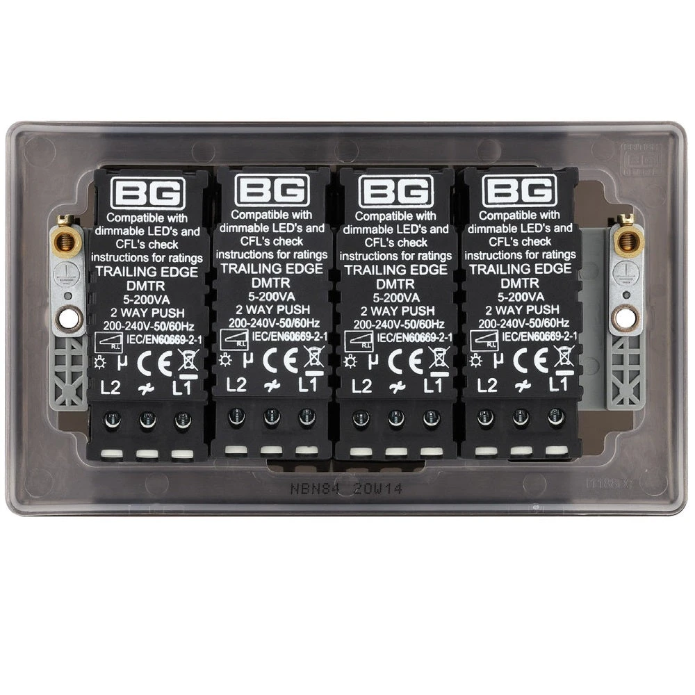 BG Nexus Metal Black Nickel 4G Dimmer Switch NBN84 6 BG Nexus Metal Black Nickel 4G Dimmer Switch NBN84 - Image 4