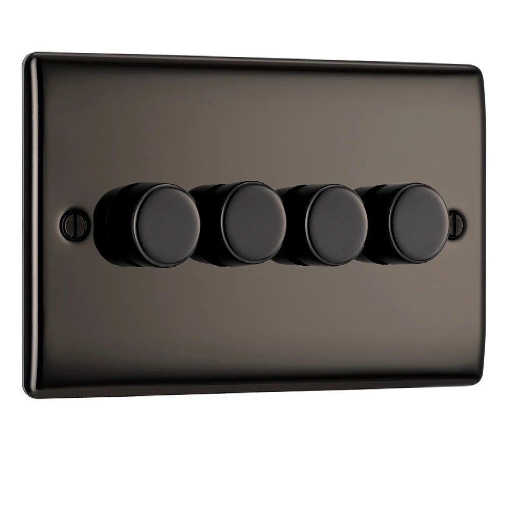 BG Nexus Metal Black Nickel 4G Dimmer Switch NBN84 4 BG Nexus Metal Black Nickel 4G Dimmer Switch NBN84 - Image 2