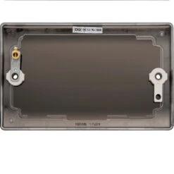 BG Nexus Metal Black Nickel Double Blank Plate NBN95 11 BG Nexus Metal Black Nickel Double Blank Plate NBN95 -RS Electrical Supplies Nexus Metal Black Nickel Double Blank Plate NBN95 Available From RS Electrical back