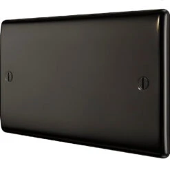 BG Nexus Metal Black Nickel Double Blank Plate NBN95 9 BG Nexus Metal Black Nickel Double Blank Plate NBN95 -RS Electrical Supplies Nexus Metal Black Nickel Double Blank Plate NBN95 Available From RS Electrical right