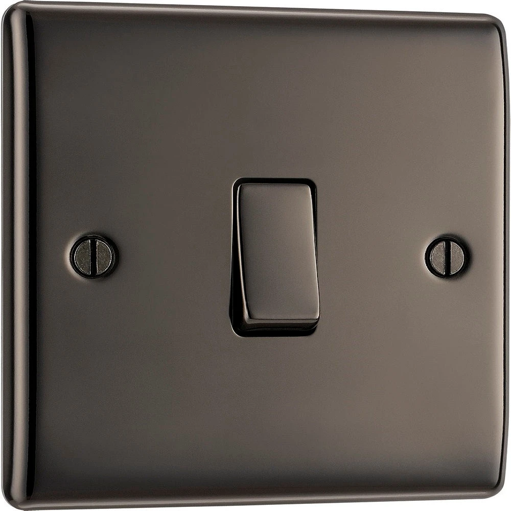 BG Nexus Metal Black Nickel Intermediate Light Switch NBN13 4 BG Nexus Metal Black Nickel Intermediate Light Switch NBN13 - Image 2