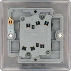 BG Nexus Metal Black Nickel 2G 2W Light Switch NBN42 -RS Electrical Supplies Nexus Metal Black Nickel Light Switch 2G NBN42 Available From RS Electrical back