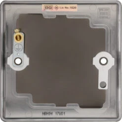 BG Nexus Metal Black Nickel Single Blank Plate NBN94 10 BG Nexus Metal Black Nickel Single Blank Plate NBN94 -RS Electrical Supplies Nexus Metal Black Nickel Single Blank Plate NBN94 Available From RS Electrical back