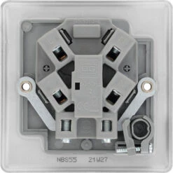 BG Nexus Metal Brushed Steel 13A Unswitched Spur With Flex NBS55 9 BG Nexus Metal Brushed Steel 13A Unswitched Spur With Flex NBS55 -RS Electrical Supplies Nexus Metal Brushed Steel 13A Unswitched Spur Flex Outlet NBS55 Back Available From RS Electrical