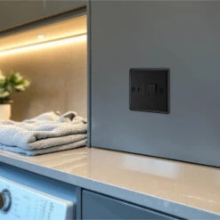 BG Nexus Metal Matt Black 13A Switched Spur NFB50 -RS Electrical Supplies Nexus Metal Matt Black 13A Switched Spur NFB50 Available utility