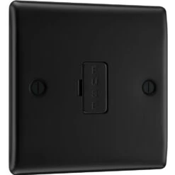 BG Nexus Metal Matt Black 13A Unswitched Spur NFB54 9 BG Nexus Metal Matt Black 13A Unswitched Spur NFB54 -RS Electrical Supplies Nexus Metal Matt Black 13A Unswitched Spur NFB54 Available left
