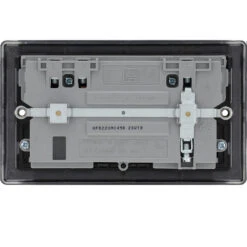 BG Nexus Metal Matt Black 13A Double USB Socket With 45W A+C NFB22UAC45B -RS Electrical Supplies Nexus Metal Matt Black Double A C USB Socket 45W NFB22UAC45B Available back