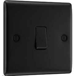 BG Nexus Metal Matt Black Intermediate Light Switch NFB13 9 BG Nexus Metal Matt Black Intermediate Light Switch NFB13 -RS Electrical Supplies Nexus Metal Matt Black Intermediate Light Switch NFB13 Available left