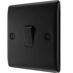 BG Nexus Metal Matt Black Intermediate Light Switch NFB13 10 BG Nexus Metal Matt Black Intermediate Light Switch NFB13 -RS Electrical Supplies Nexus Metal Matt Black Intermediate Light Switch NFB13 Available right