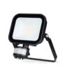 JCC Niteflood LED Floodlight With PIR 20W IP65 4000K Black JC091004