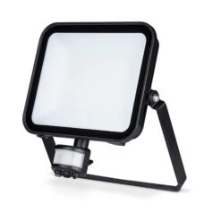 JCC Niteflood LED Floodlight With PIR 50W IP65 4000K Black JC091008