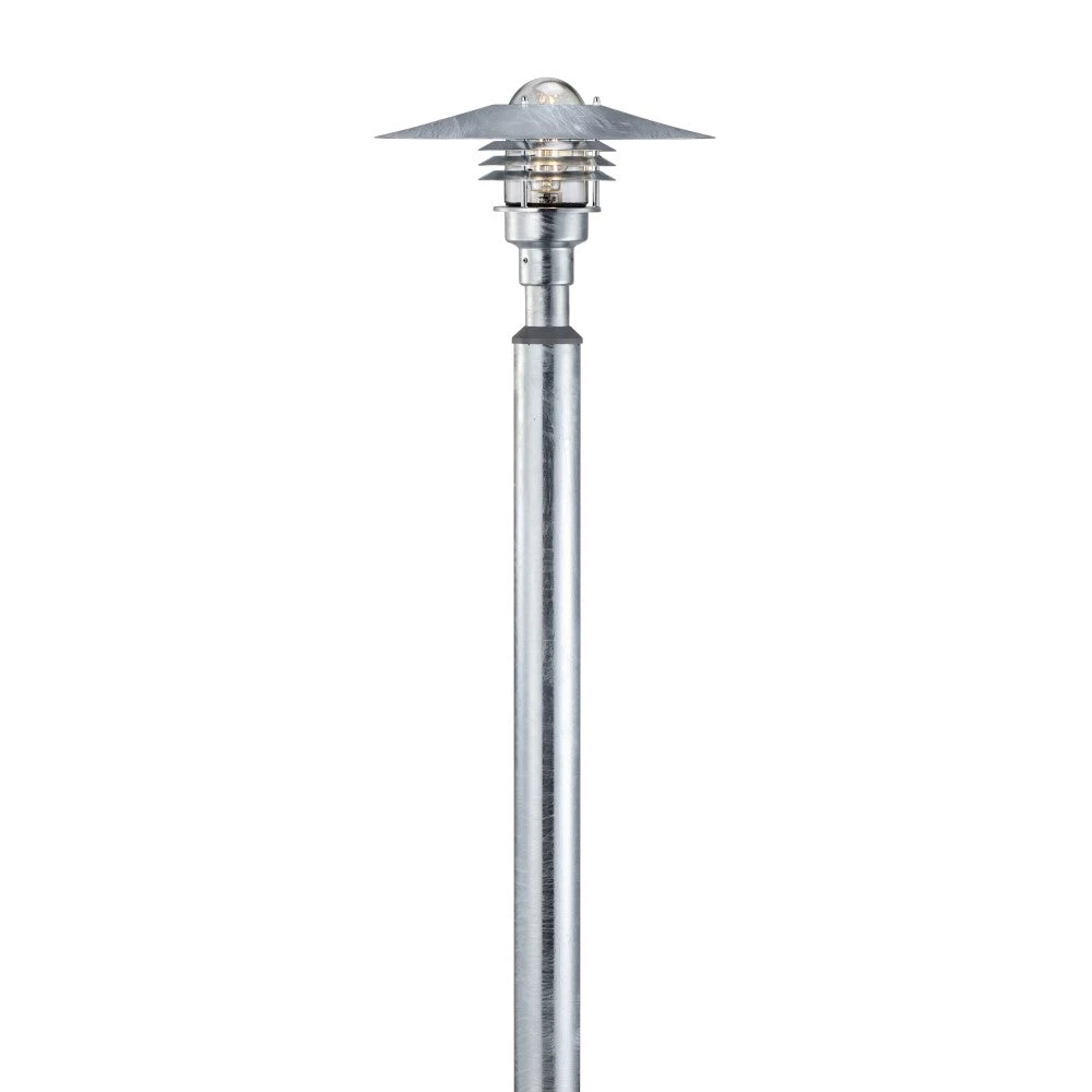 Nordlux Vejers 2M Galvanised Steel Garden Post Light 25168031 4 Nordlux Vejers 2M Galvanised Steel Garden Post Light 25168031 - Image 2