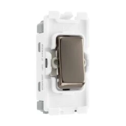 BG Black Nickel 20A 2 Way Grid Switch RBN12